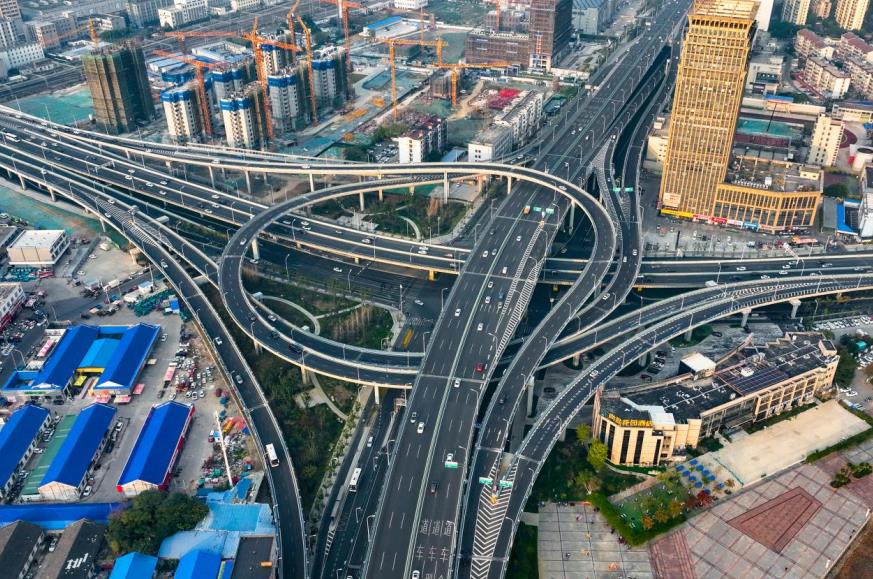 安徽建工承建的合肥市銅陵路高架。安徽建工集團供圖